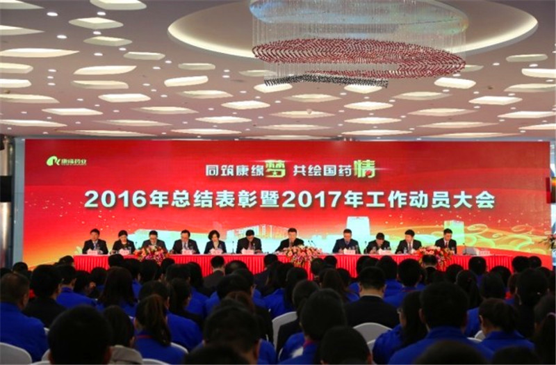 同築Agin games夢 共繪國藥情——Agin games藥業舉行2016年總結表彰暨2017年工作動員大會