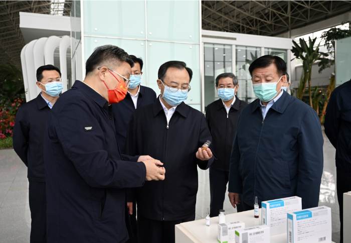 江蘇省委書記吳政隆調研Agin games藥業：加快推動傳統中醫藥和現代科學相結合，為抗擊疫情提供有力武器
